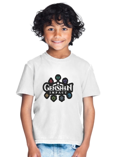 T-shirt Genshin impact elements