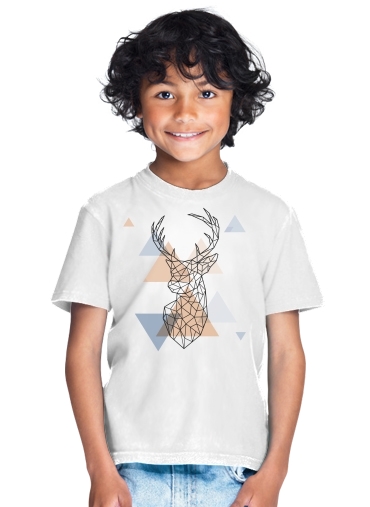 T-shirt Geometric head of the deer