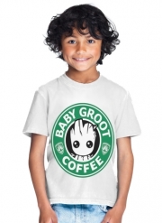 tshirt-enfant-blanc Groot Coffee