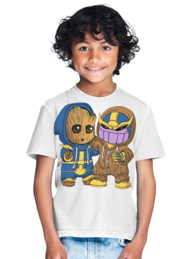 T-shirt Groot x Thanos