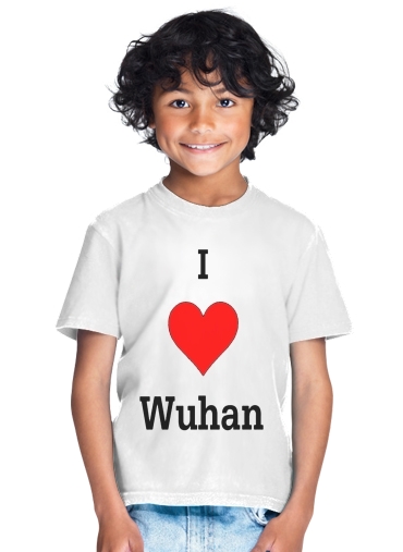 T-shirt I love Wuhan Coronavirus