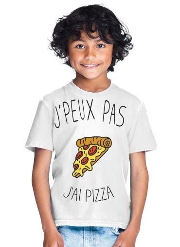 T-shirt Je peux pas j'ai pizza