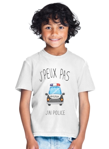 T-shirt Je peux pas jai Police