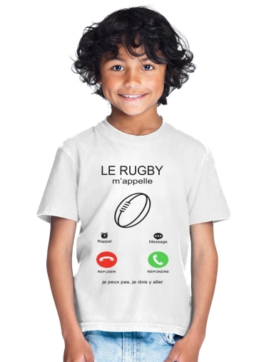 T-shirt Le rugby m'appelle