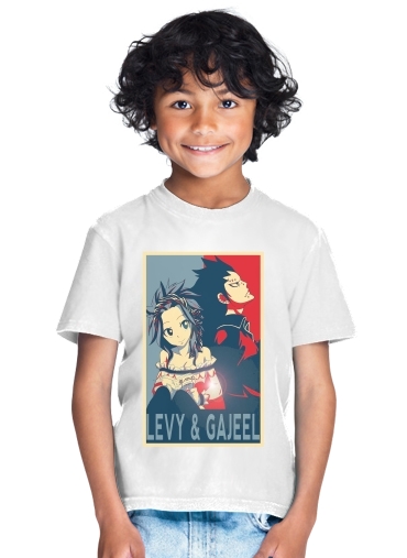 T-shirt Levy et Gajeel Fairy Love