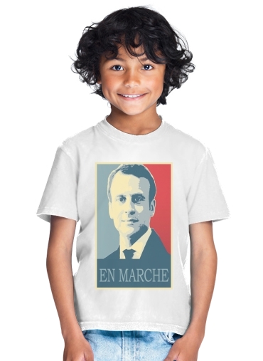 T-shirt Macron Propaganda En marche la France