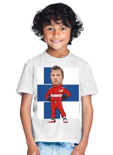 T-shirt MiniRacers: Kimi Raikkonen - Ferrari Team F1