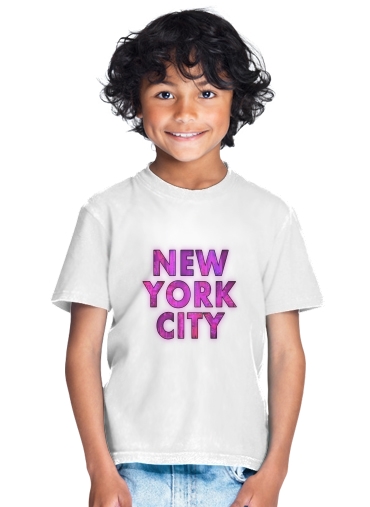 T-shirt New York City Broadway - Couleur rose 