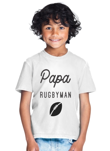 T-shirt Papa Rugbyman