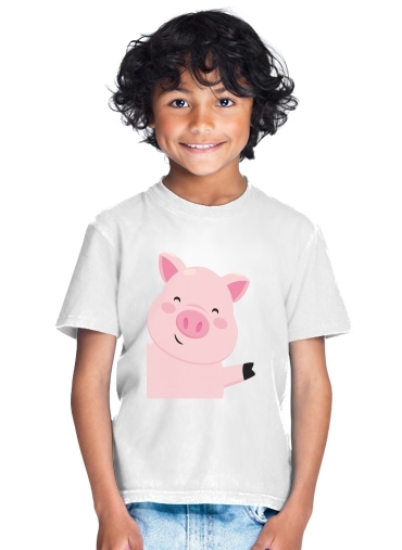 T-shirt Cochon souriant