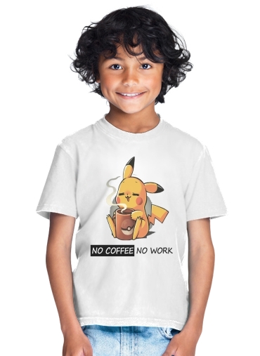 T-shirt Pikachu Coffee Addict