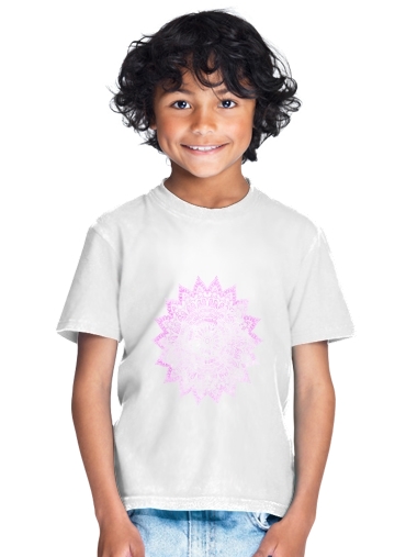 T-shirt Pink Bohemian Boho Mandala