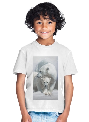 T-shirt Polar bear family