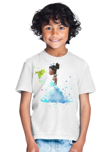 T-shirt Princess Tiana Watercolor Art