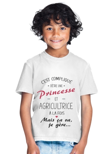T-shirt Princesse et agricultrice