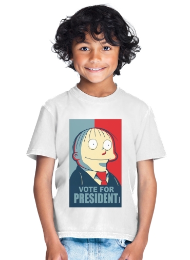 T-shirt ralph wiggum vote for president