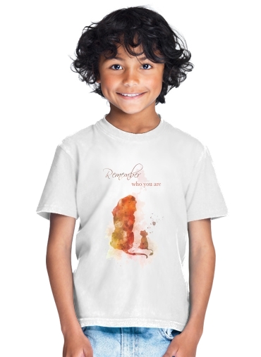 T-shirt Remember Who You Are Lion King