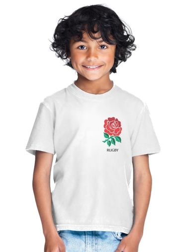 T-shirt Rose Flower Rugby England