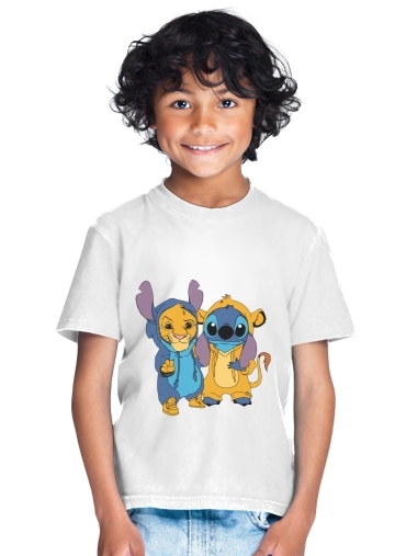 T-shirt Simba X Stitch best friends