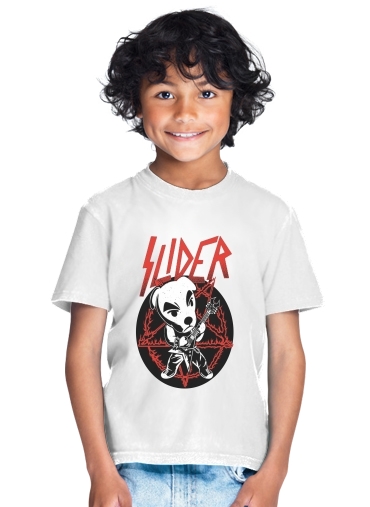 T-shirt Slider King Metal Animal Cross
