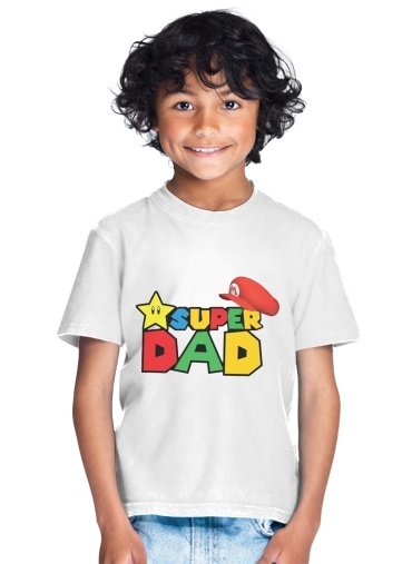T-shirt Super Dad Mario humour