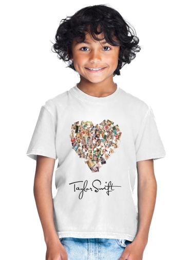 T-shirt Taylor Swift Love Fan Collage signature