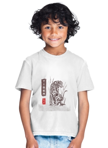 T-shirt Tiger Japan Watercolor Art