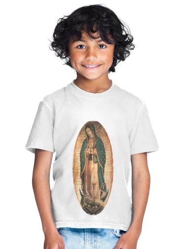 T-shirt Enfant Blanc Virgen Guadalupe