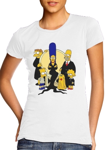 T-shirt Famille Adams x Simpsons