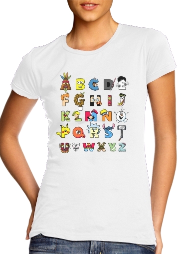 T-shirt Alphabet Geek