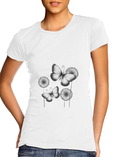 T-shirt Butterflies Dandelion