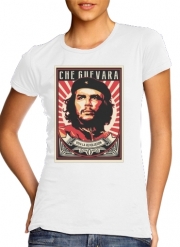 tshirt-femme-blanc Che Guevara Viva Revolution