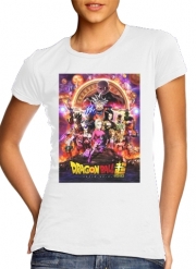 tshirt-femme-blanc Dragon Ball X Avengers