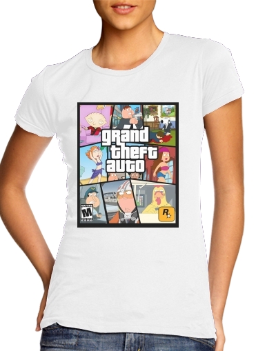 T-shirt Family Guy mashup GTA