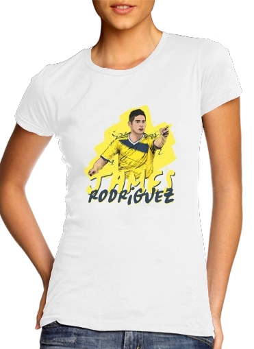 T-shirt Football Stars: James Rodriguez - Colombia