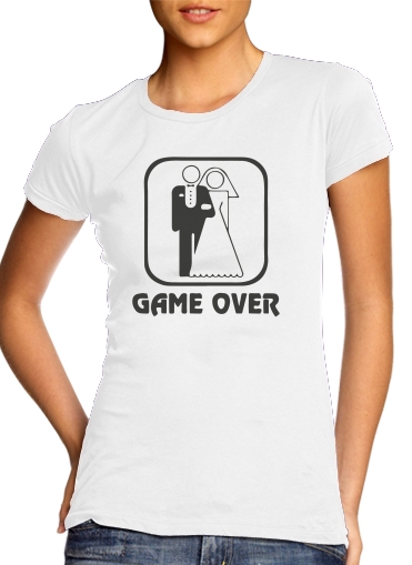 T-shirt Game OVER Wedding