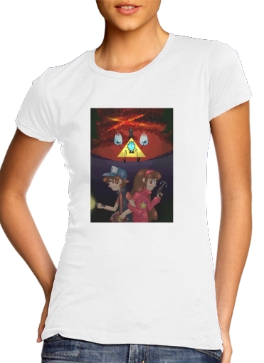 T-shirt Gravity Falls Monster bill cipher Wheel