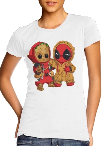 T-shirt Groot x Deadpool
