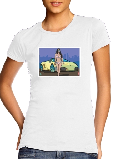 T-shirt GTA collection: Bikini Girl Florida Beach
