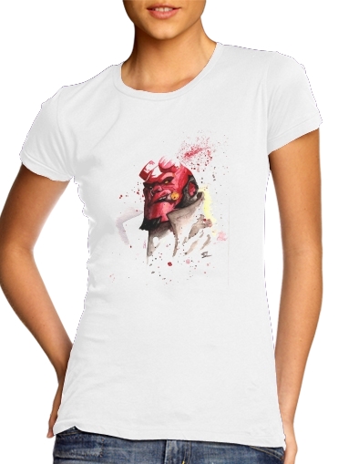 T-shirt Hellboy Watercolor Art