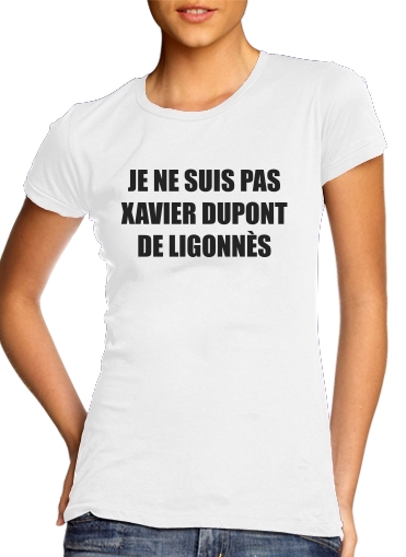 T-shirt Je ne suis pas Xavier Dupont De Ligonnes - Nom du criminel modifiable