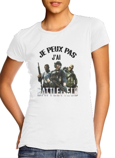 T-shirt Je peux pas j'ai battlefield