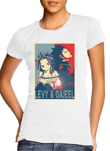 T-shirt Levy et Gajeel Fairy Love