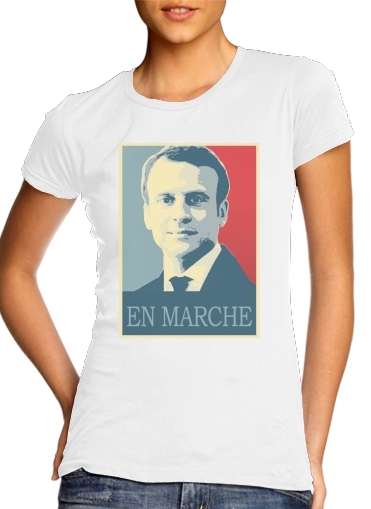 T-shirt Macron Propaganda En marche la France