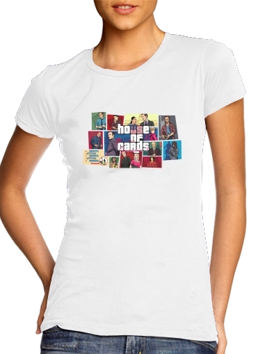 T-shirt Mashup GTA and House of Cards