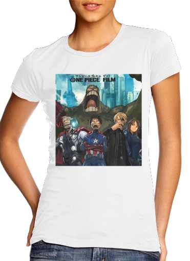 T-shirt One Piece Mashup Avengers