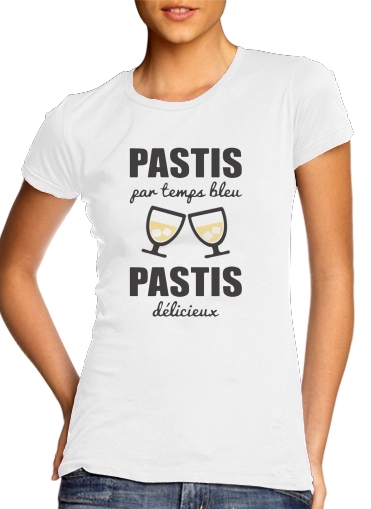 T-shirt Pastis par temps bleu Pastis delicieux