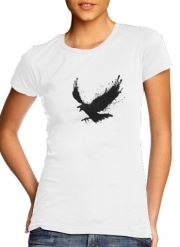 tshirt-femme-blanc Raven