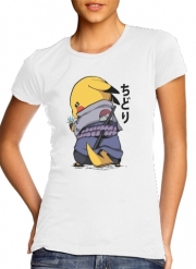 tshirt-femme-blanc Sasuke x Pikachu
