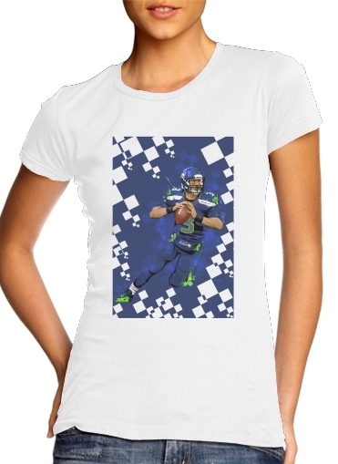 T-shirt Seattle Seahawks: QB 3 - Russell Wilson